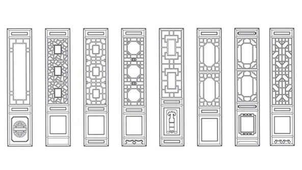 贵州喜迎门中式花格CAD设计图样式大全