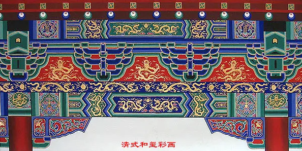 贵州中国建筑彩画装饰图案